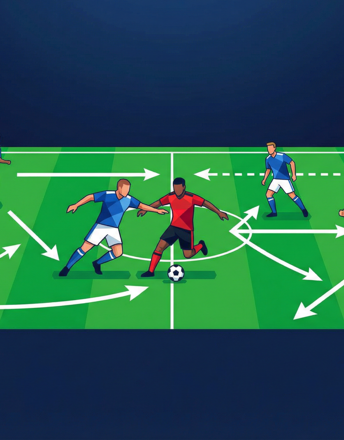 Defensive Shape Transition: Breaking the High Press