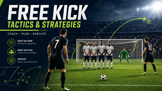 Direct Free Kick: Wall Disruption and Near-Post Delivery