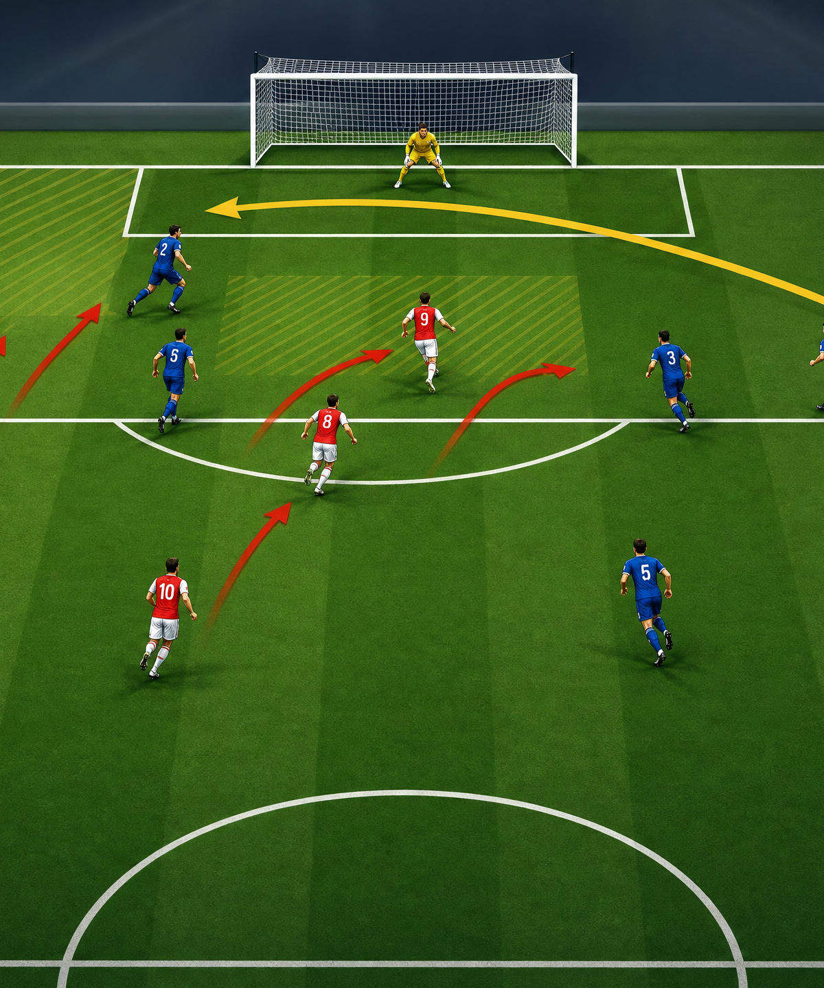 Dynamic Penalty Box Movement for Crossing Situations