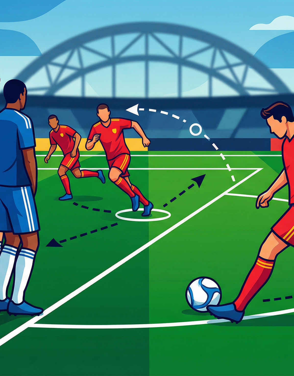 The Decoy & Deliver: Advanced Free Kick Wall Play