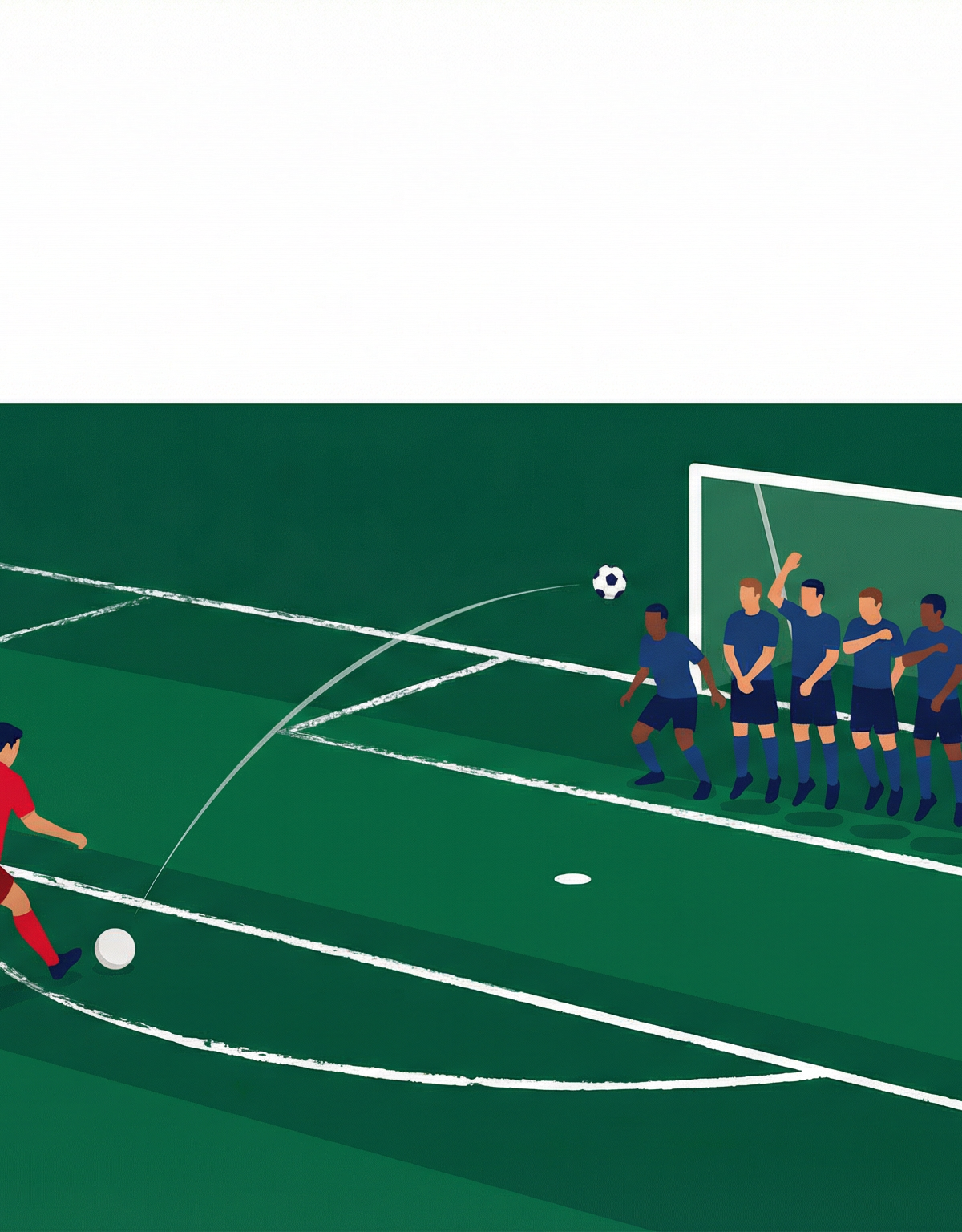 Wall Breaker: Free Kick Wall and Delivery Play