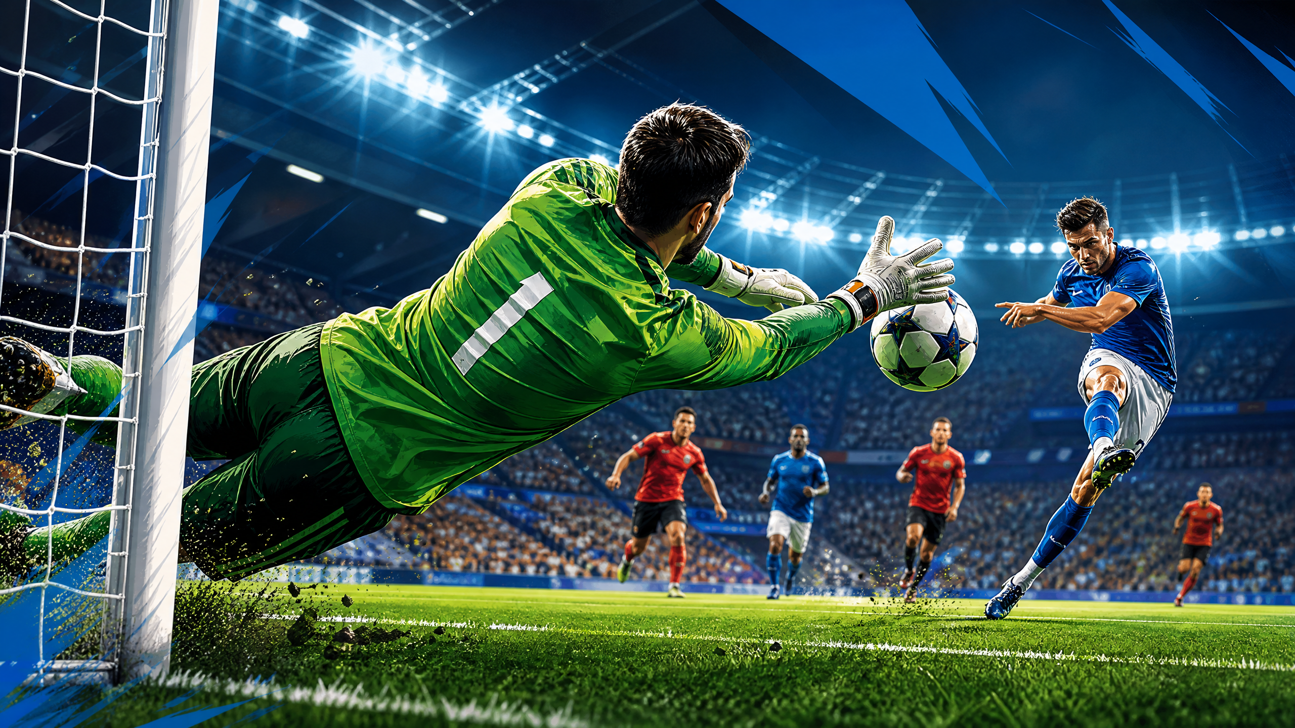 Elite Goalkeeper Shot-Stopping & Angle Management Drill