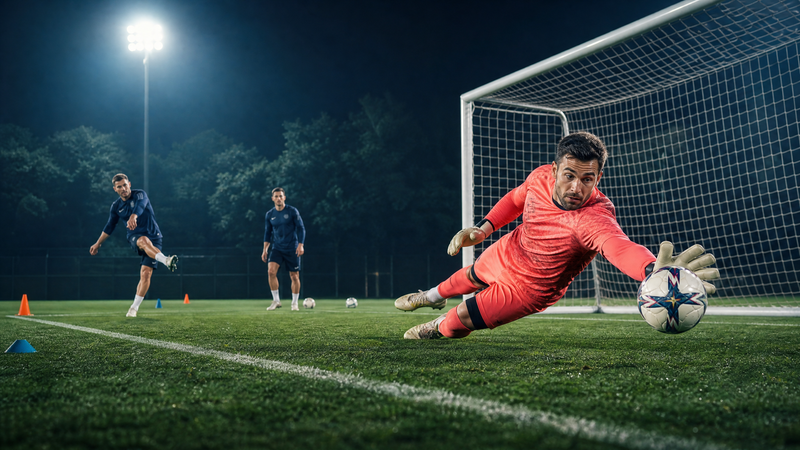 Goalkeeper Shot-Stopping Drill: Set, See, Save