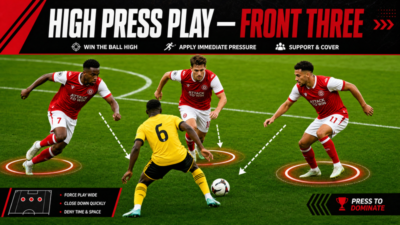 High Press Play: Dominating from the Front Three