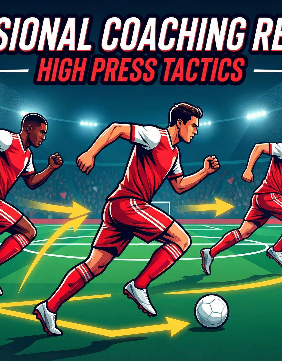 High Press Play from the Front Three: Winning the Ball in the Opponent's Half