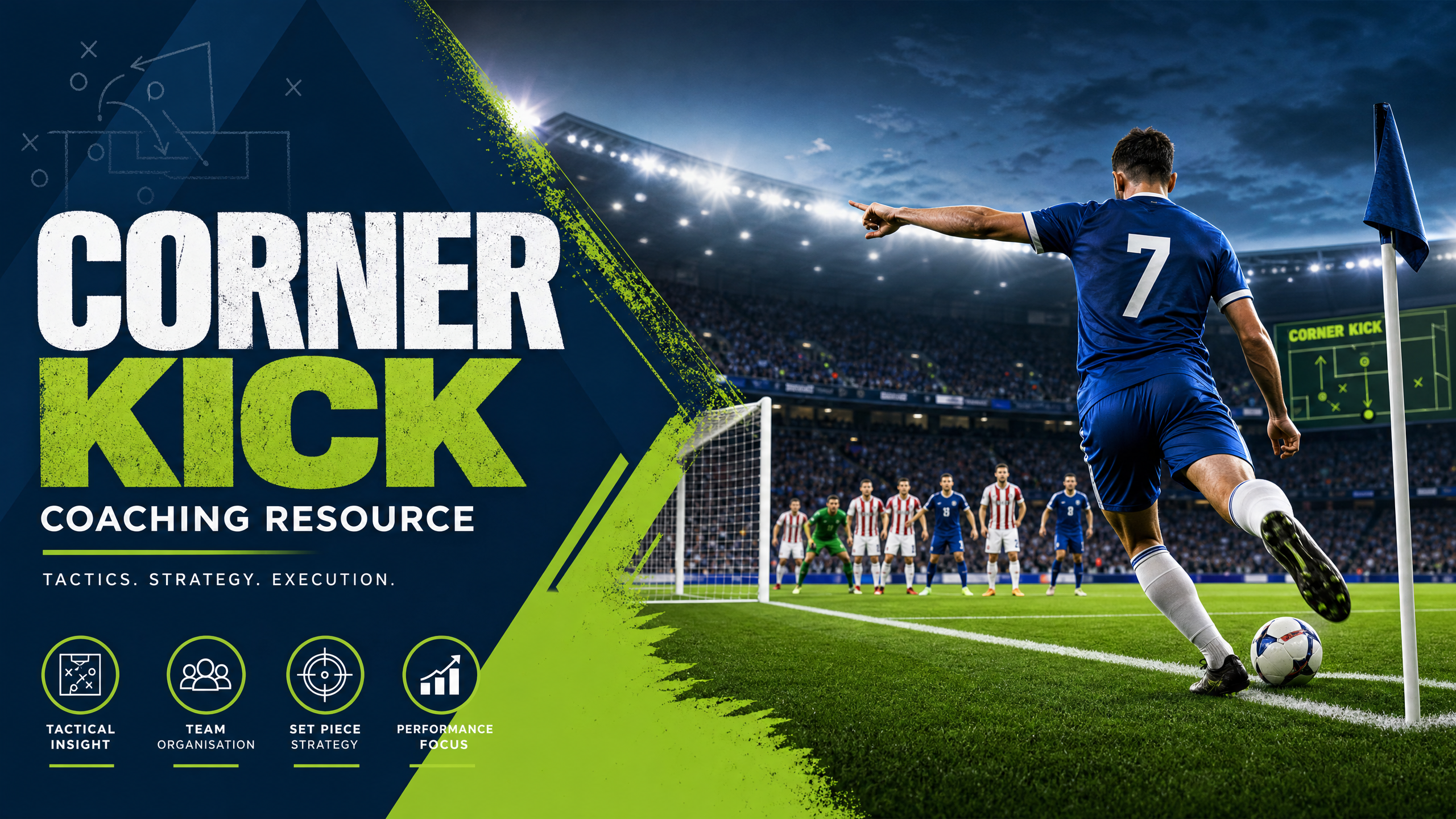 Near-Post Corner Kick: The Decoy and Strike