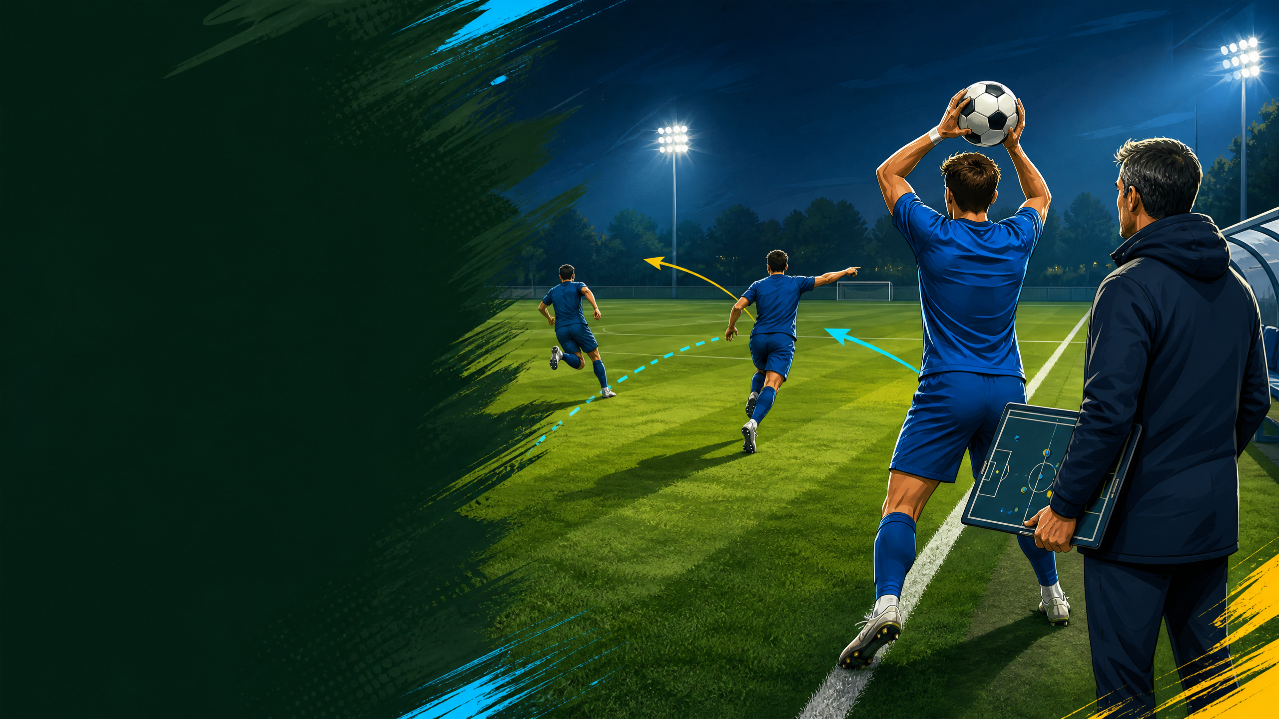 The Quick Advantage Throw-In: Breaking the First Line of Pressure