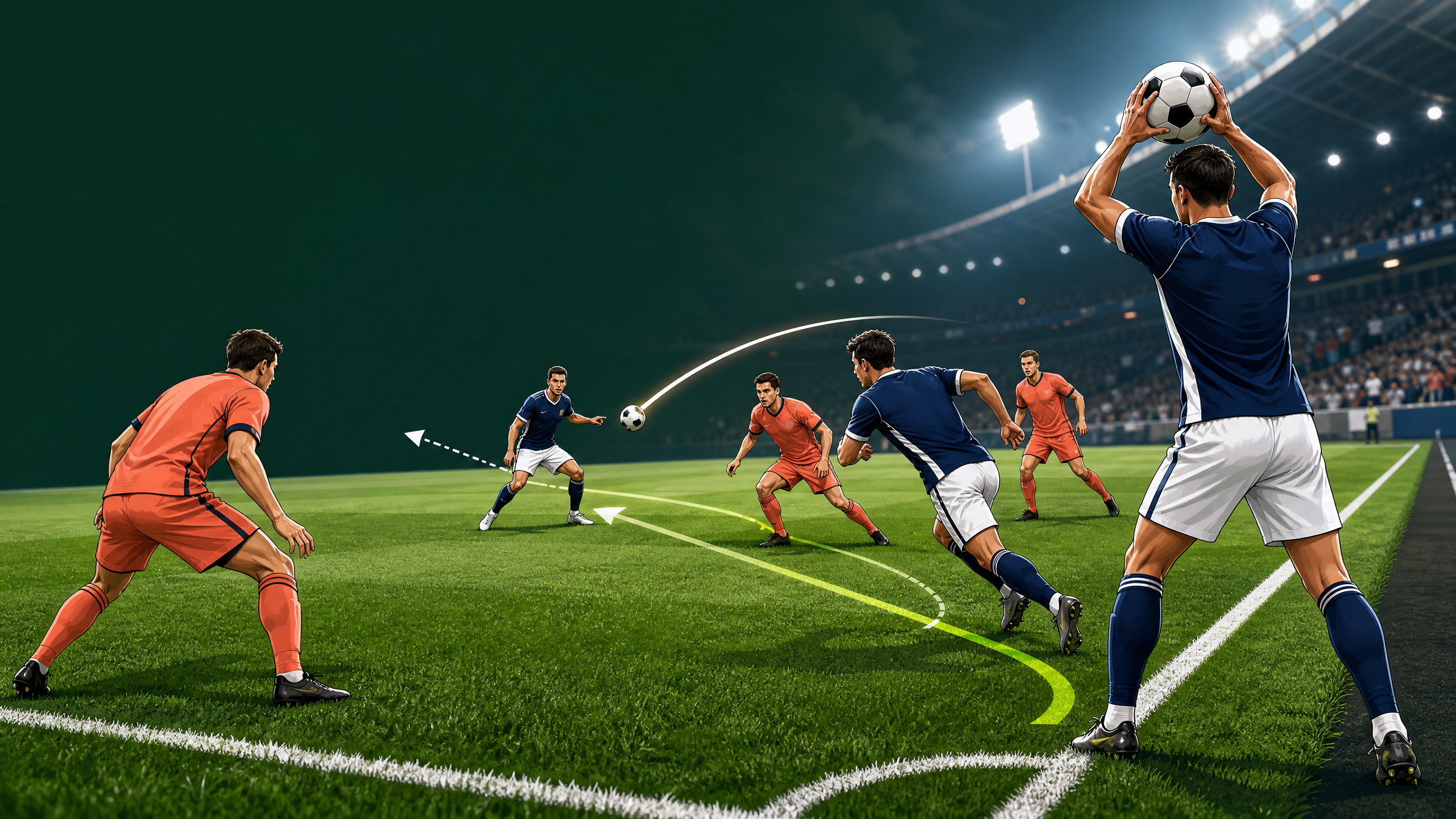 Quick Advantage Throw-In: Set, Spin & Release