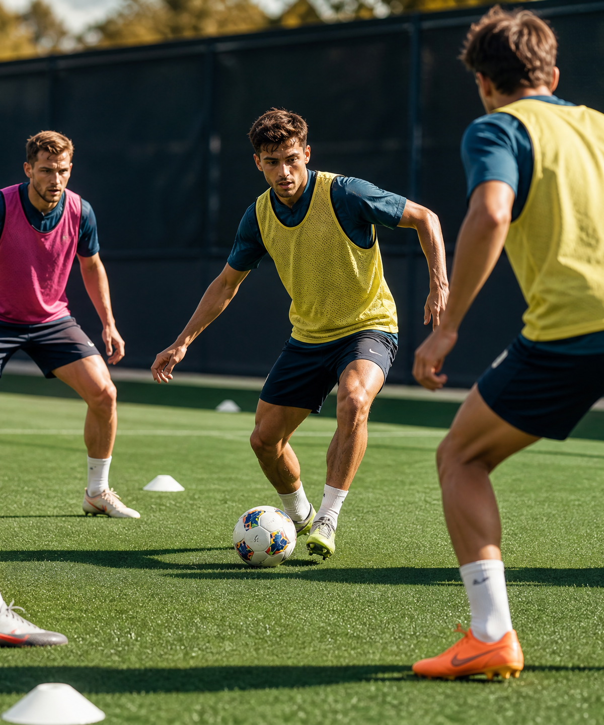 High-Intensity 4v2 and 5v3 Rondo Possession Drill
