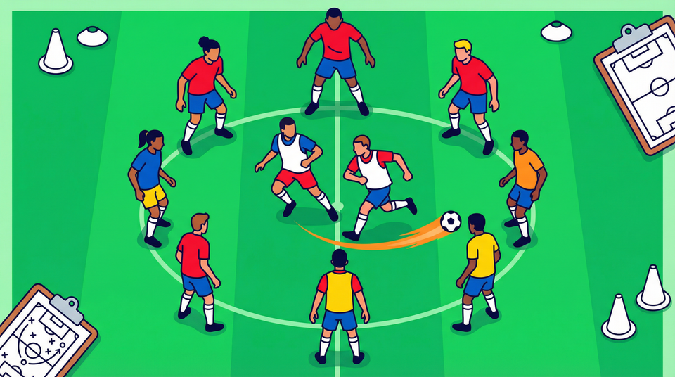Rondo Passing & Possession Drill: The 6v2 Foundation
