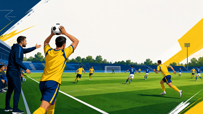 The 'Slingshot': Throw-In Play for Quick Midfield Advantage