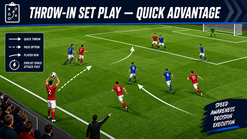 Throw-In Set Play: The Quick Advantage Third-Man Run