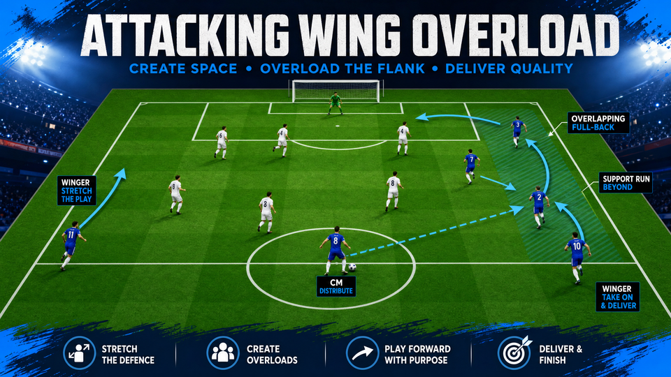 Wing Overload Attacking Play: Mastering the 3v2 Wide Advantage