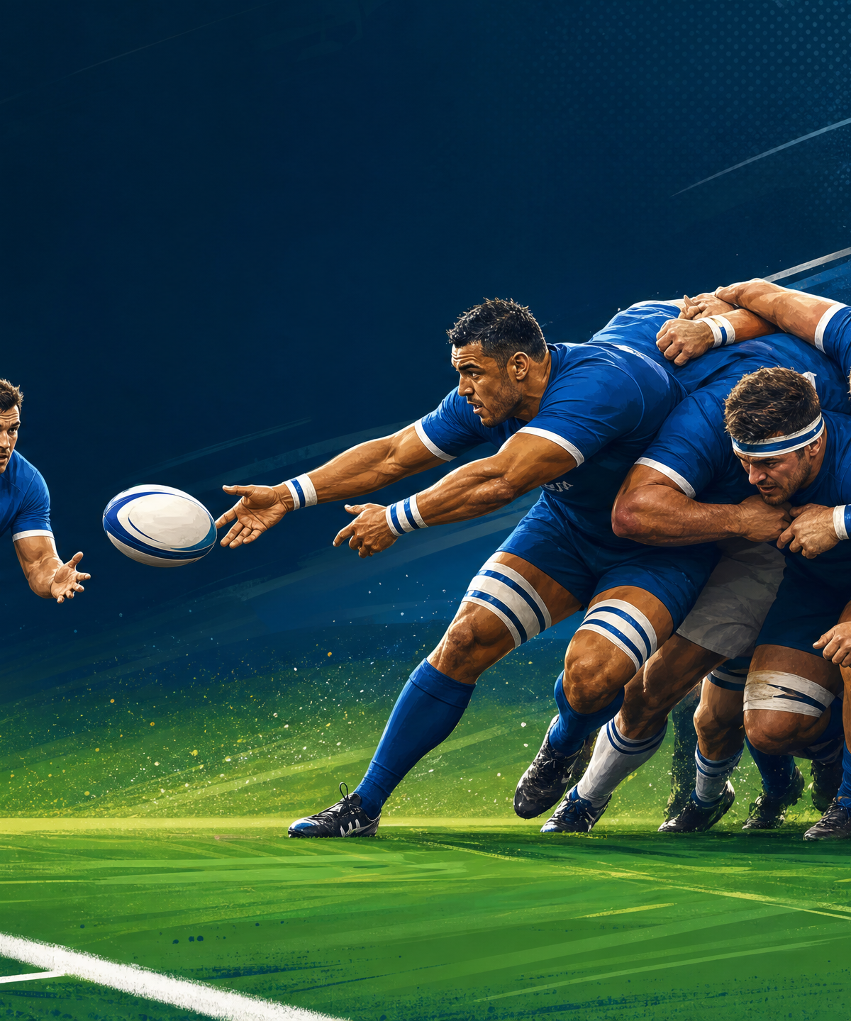 Forward Pod Play with Offload Option: Penetrating the Defensive Line