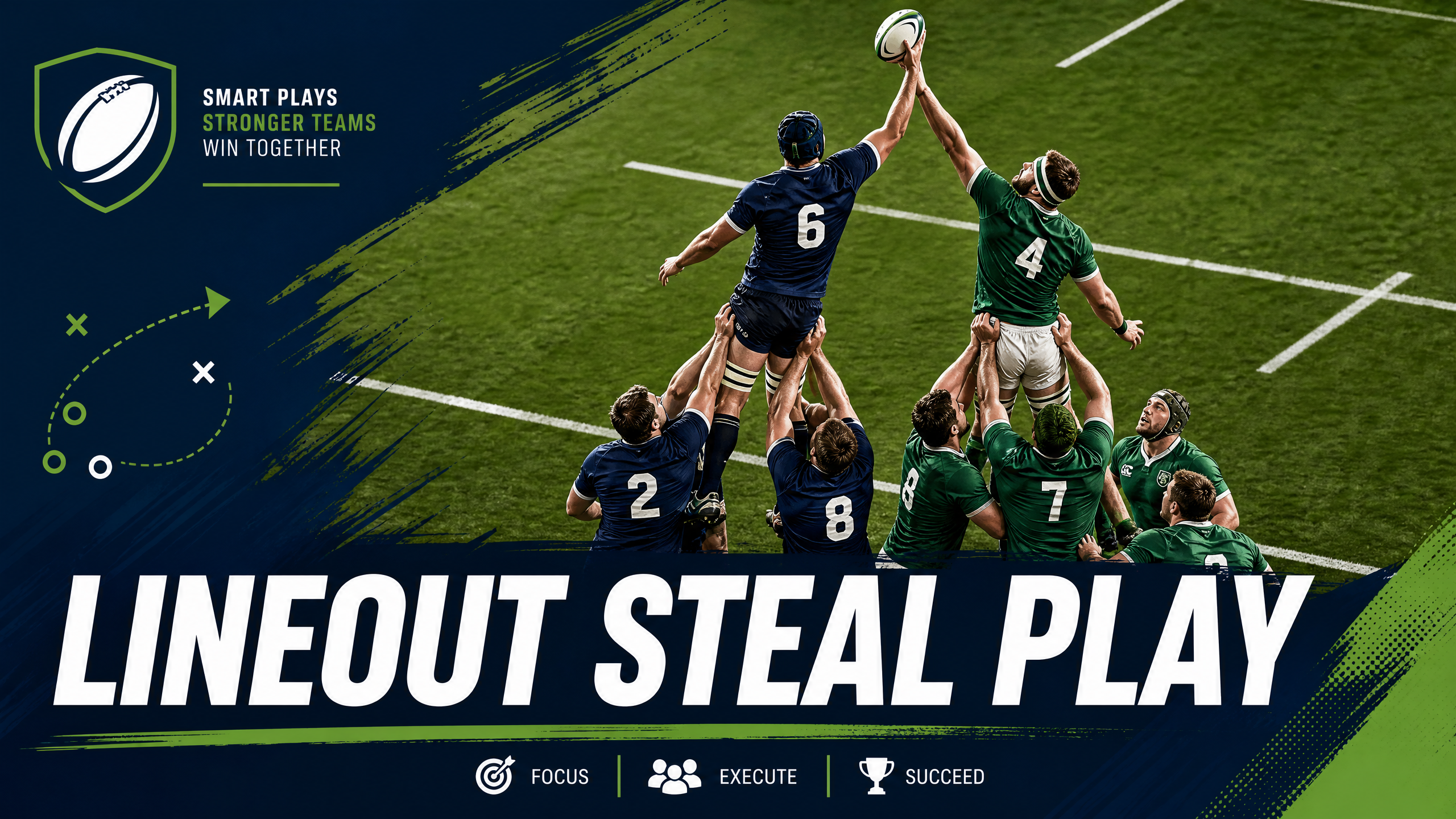 The Front-Block Lineout Steal & Counter-Attack