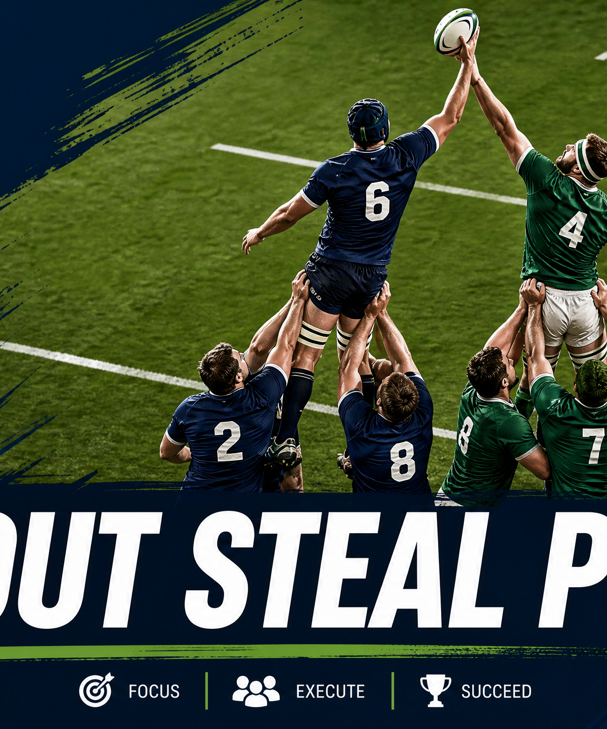 The Front-Block Lineout Steal & Counter-Attack