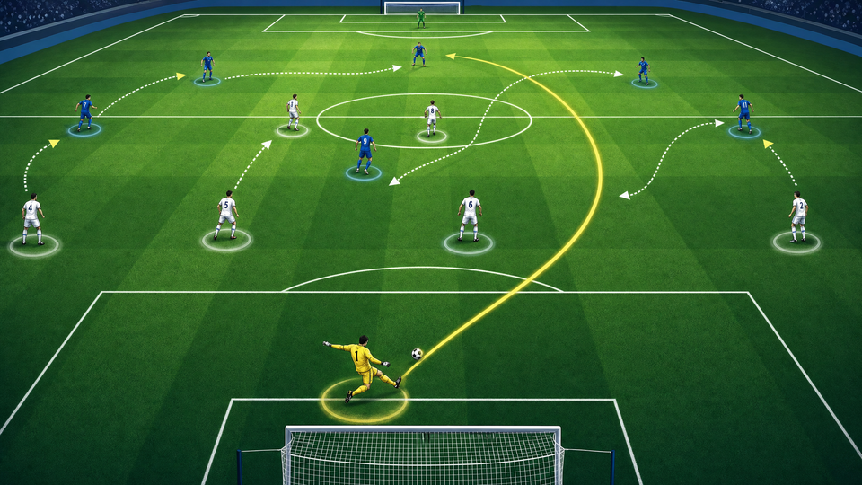 Goal Kick Build-Up Play: Playing Out From The Back