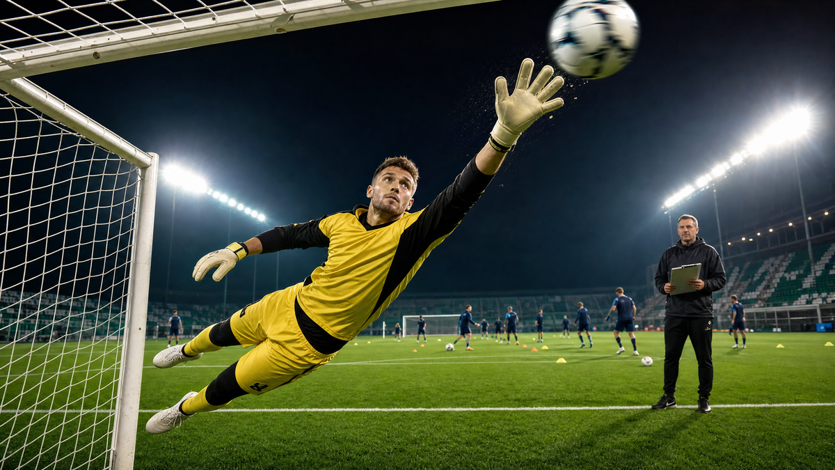 Goalkeeper Reflex & Recovery: The 3-Point Shot-Stopping Circuit