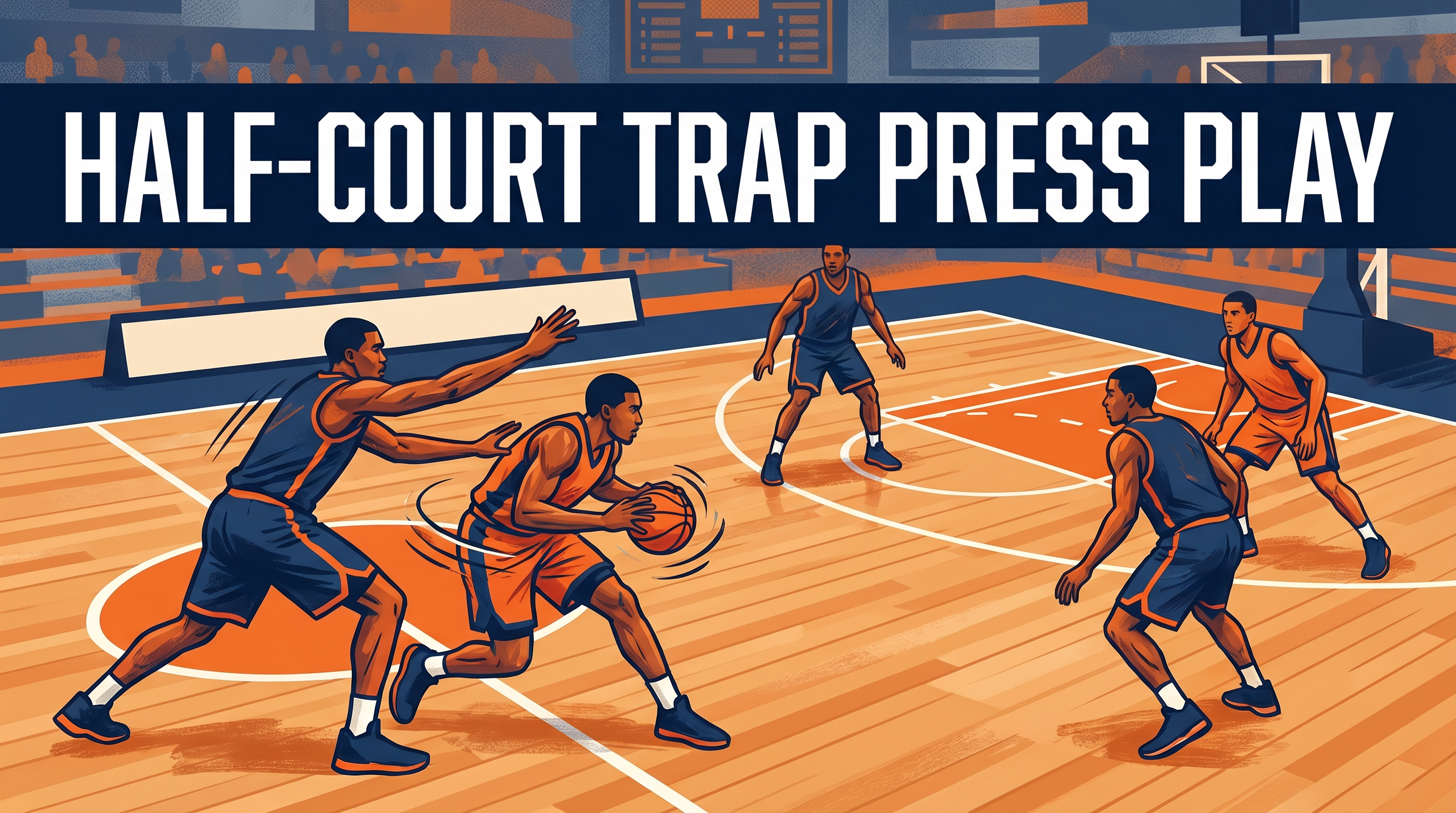 The Half-Court Trap: A Comprehensive Defensive Press Play