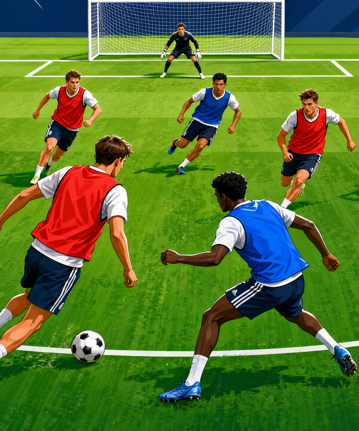 High-Intensity 4v4 Transitions: The Ultimate Small-Sided Game