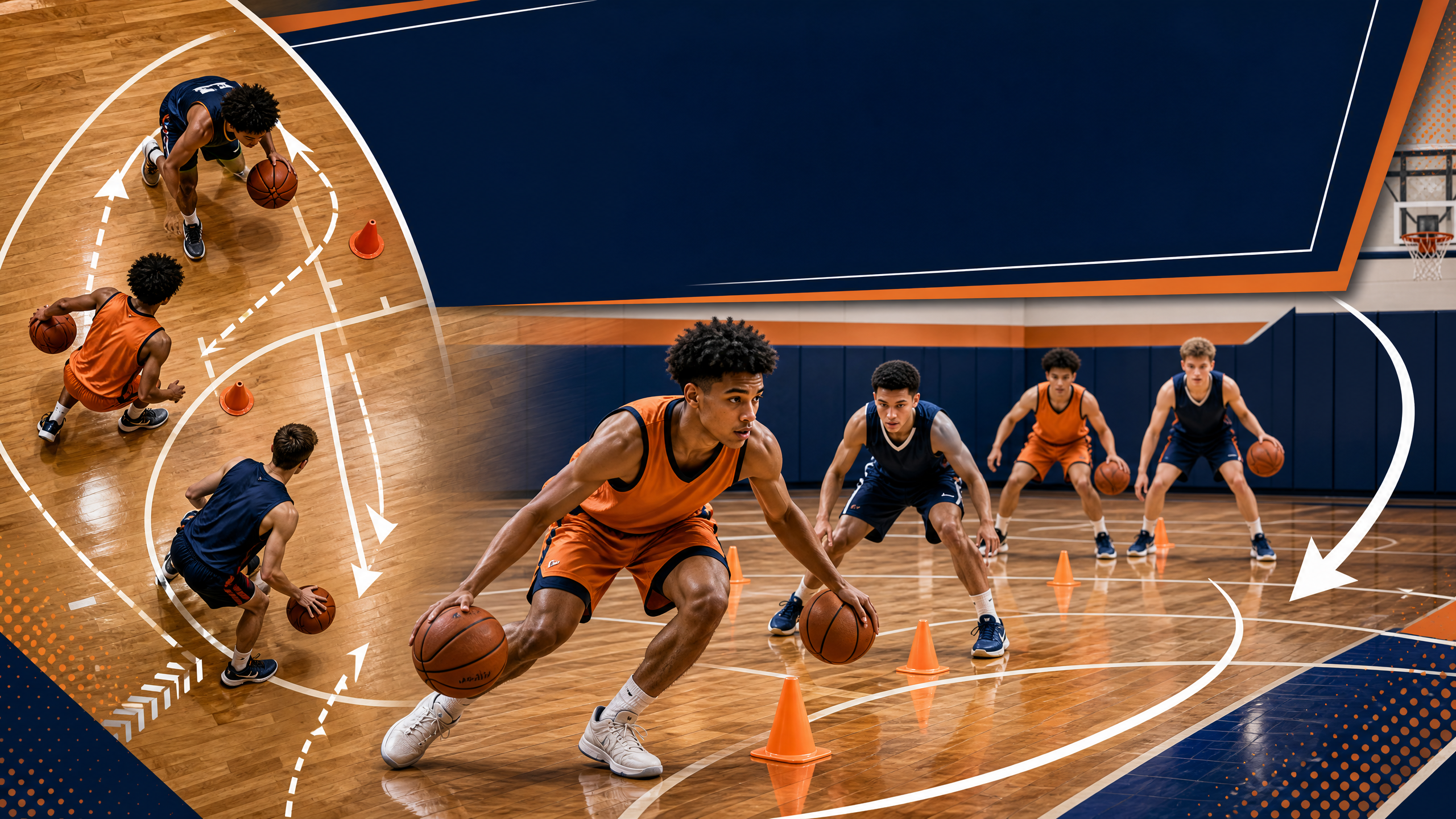 High-Intensity 5-Station Ball Handling Circuit