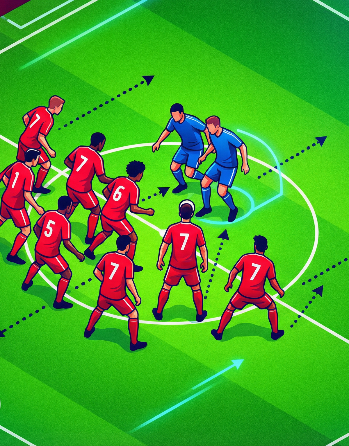 High-Intensity Pressing Triggers and Rapid Recovery Drill