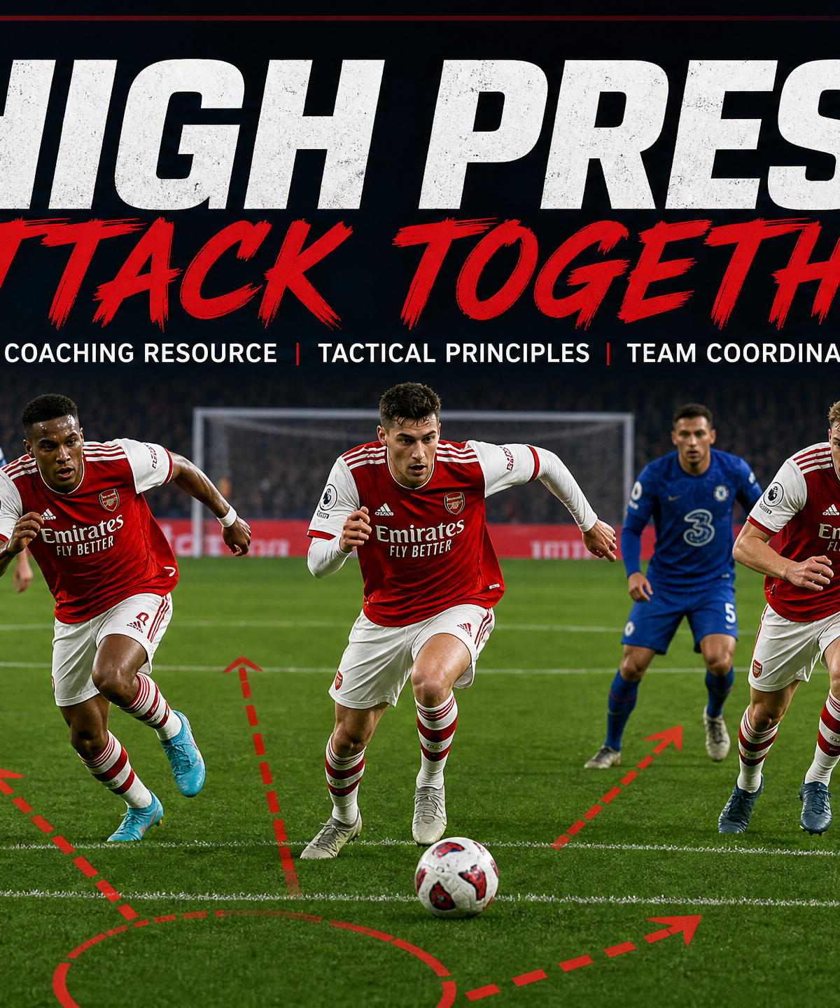 Mastering the High Press: Front Three Coordination