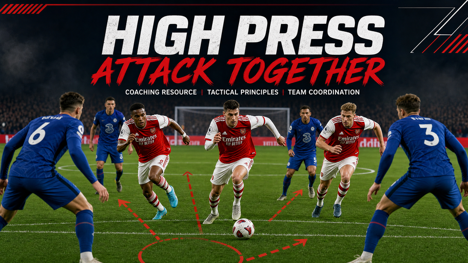 Mastering the High Press: Front Three Coordination