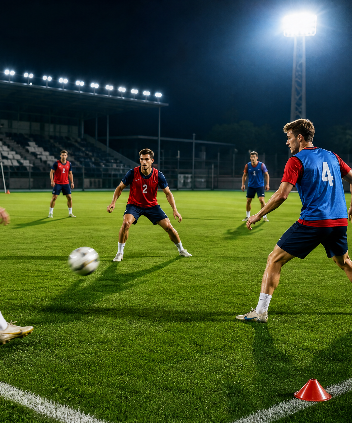 High-Tempo One-Touch Passing Combination Drill