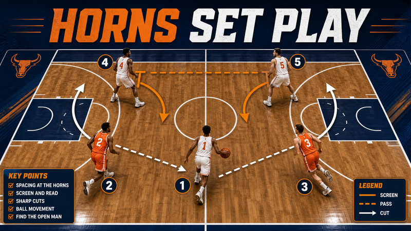 Horns Set Play: The Open Three-Pointer