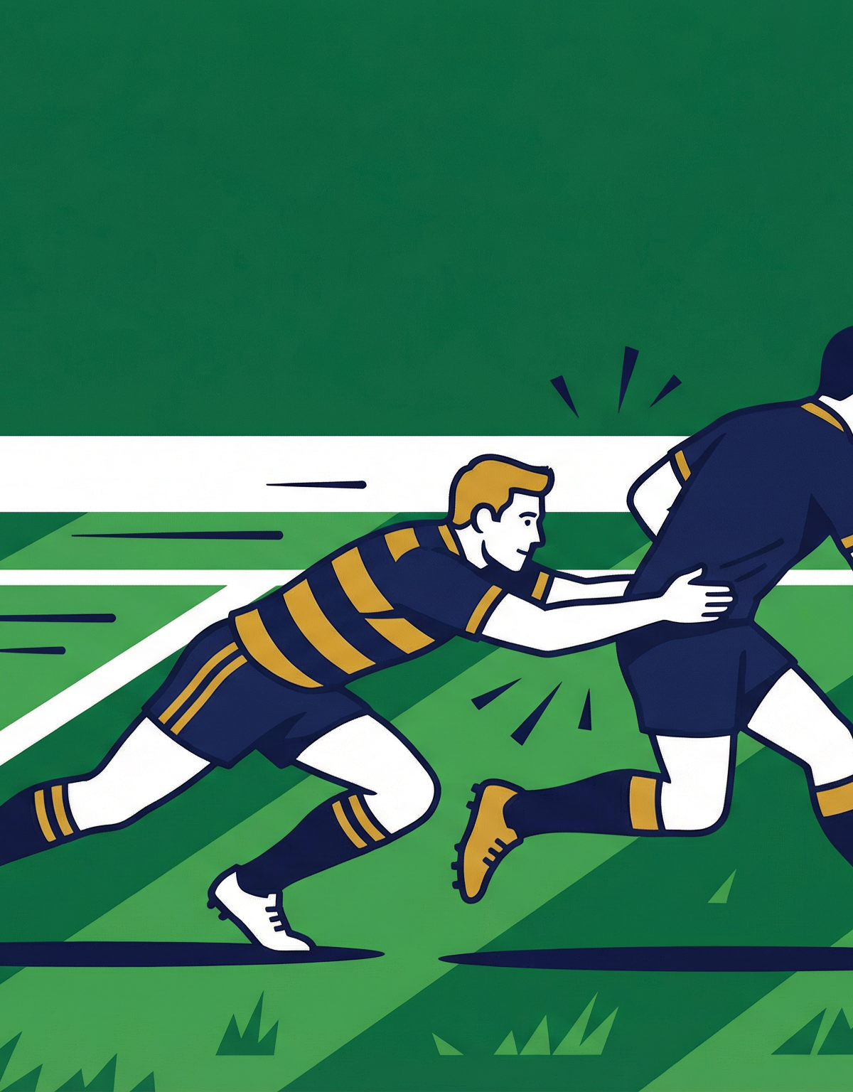 The Iron Shoulder: Tackle Technique and Body Height Drill