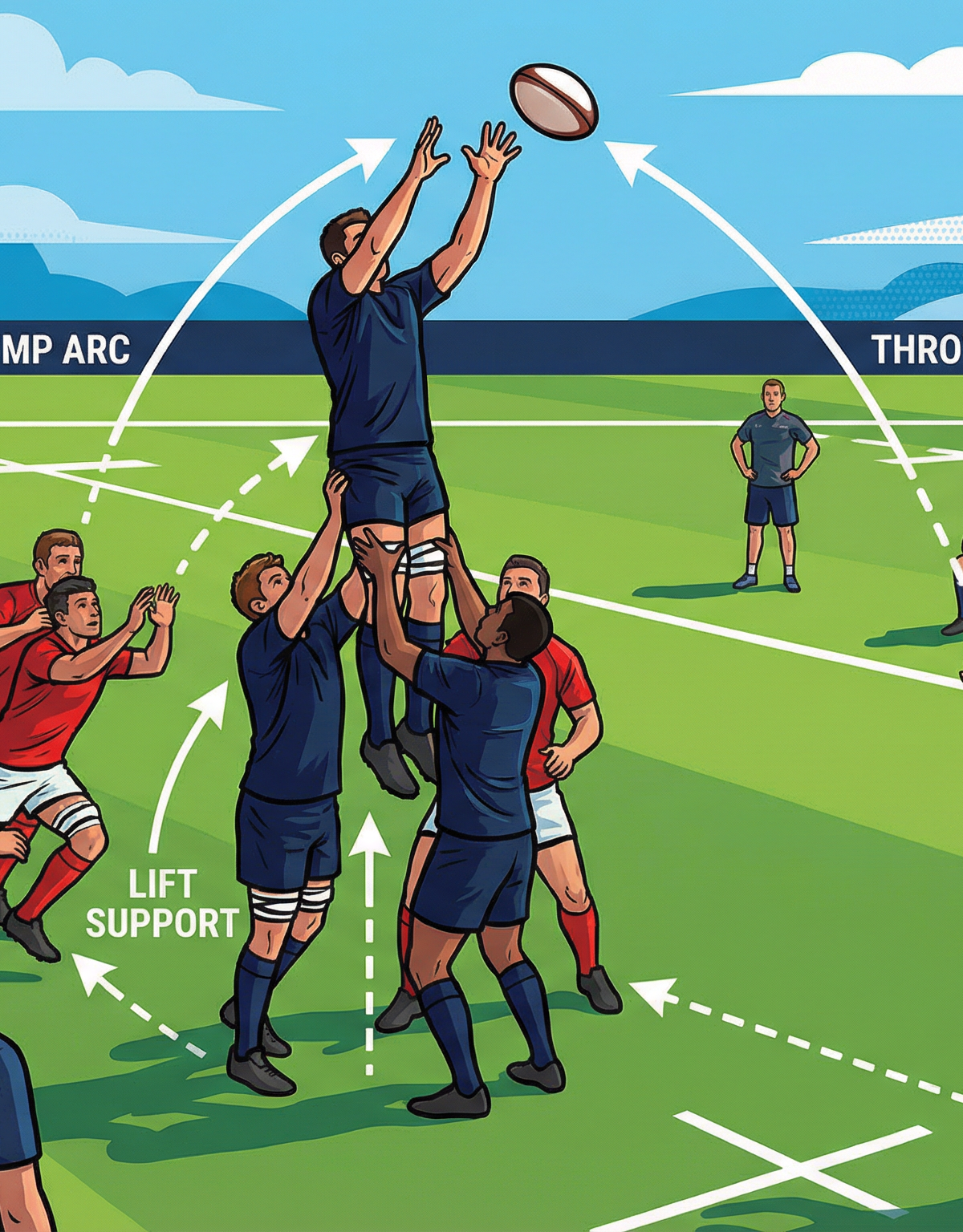 Mastering the 3-Pod Lineout System: Setup, Execution, and Attack Options