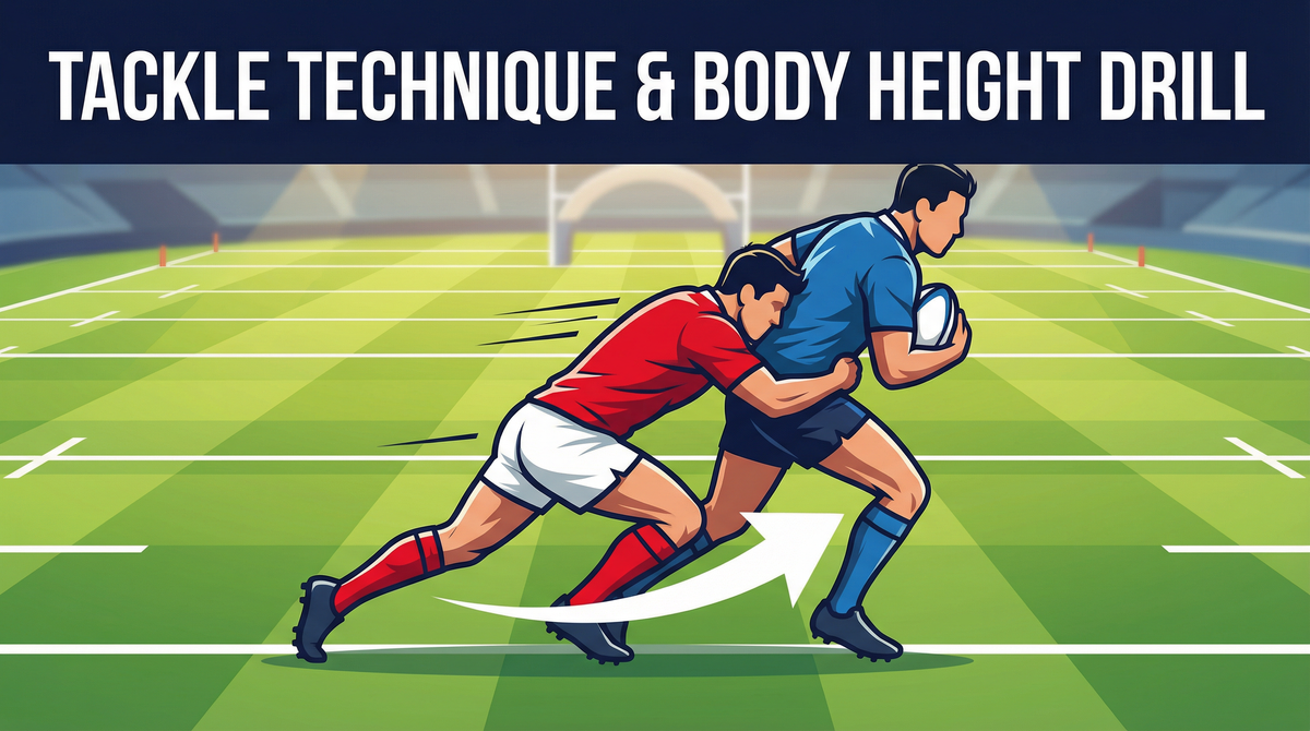 Mastering the Low Tackle: Technique and Body Height Drill