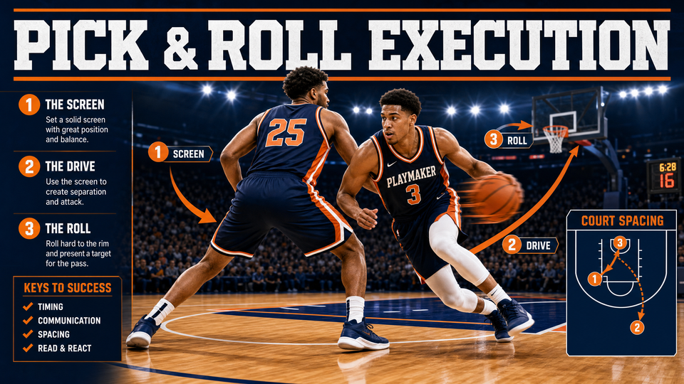 Mastering the Pick and Roll: High Screen Execution Drill
