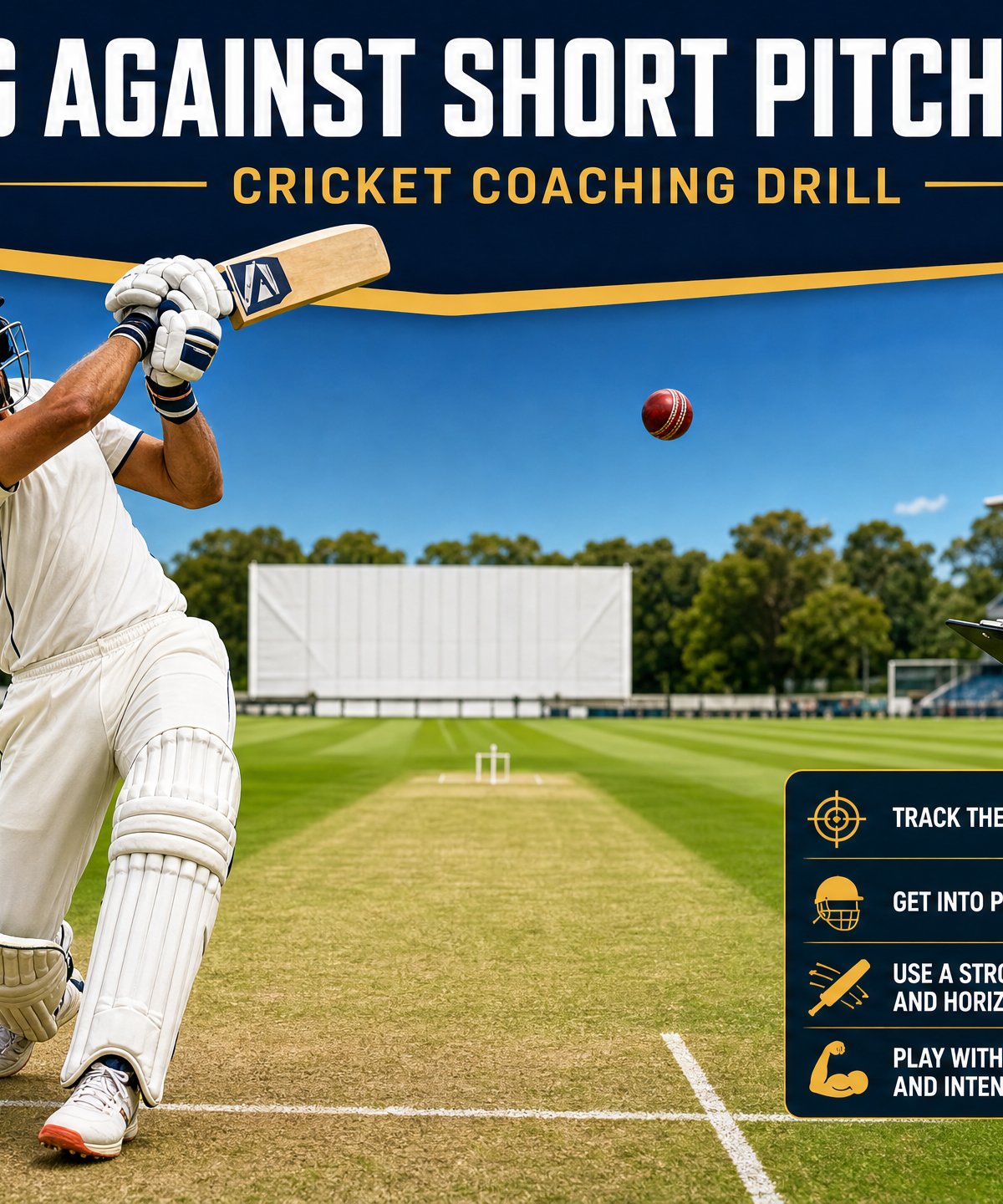 Mastering the Short Ball: Pull and Hook Shot Development Drill