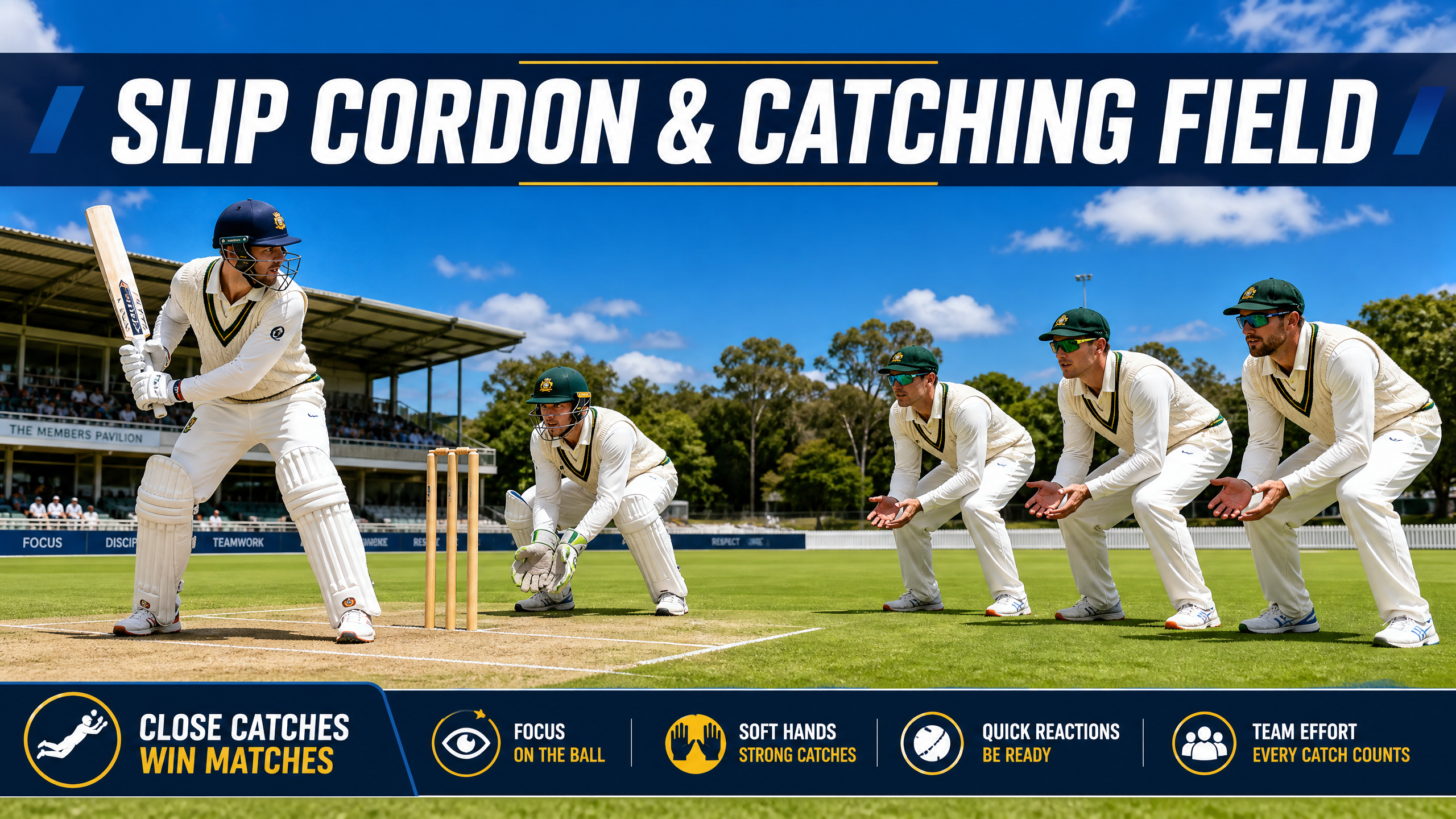 Mastering the Slip Cordon: A Comprehensive Catching Field Setup