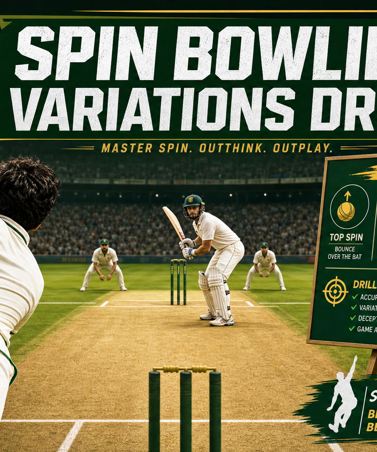 Mastering Spin: The 4-Cone Variations Drill