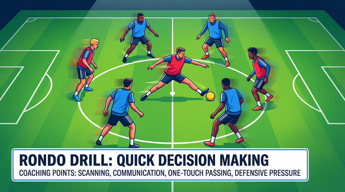 Mastering the Rondo: High-Intensity Passing and Possession Drill