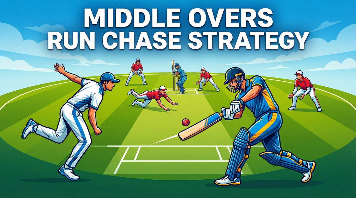 Middle Overs Run Chase Strategy: Rotation & Acceleration