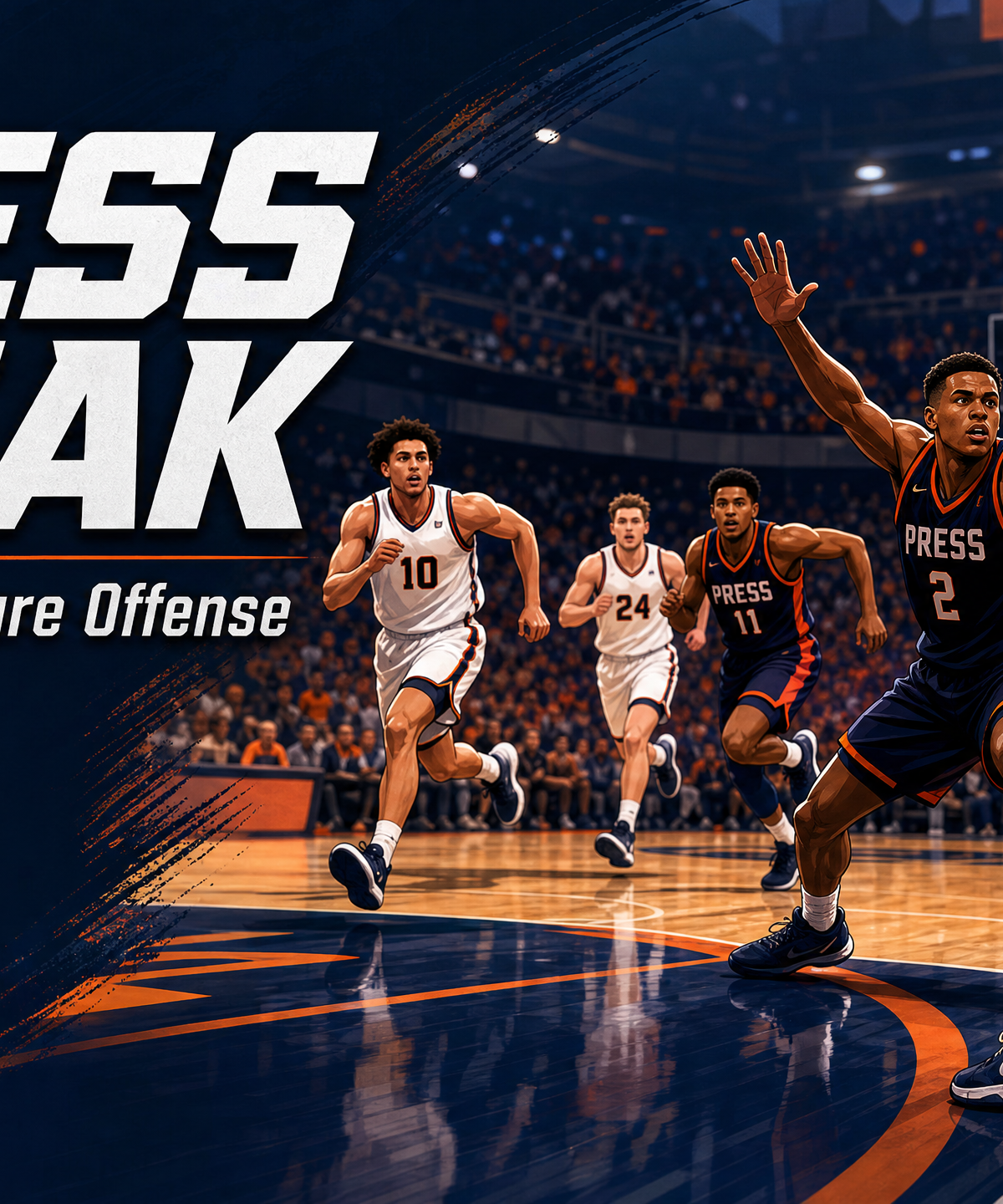 The 'Middle-Release' Press Break: Defeating Full-Court Man Pressure