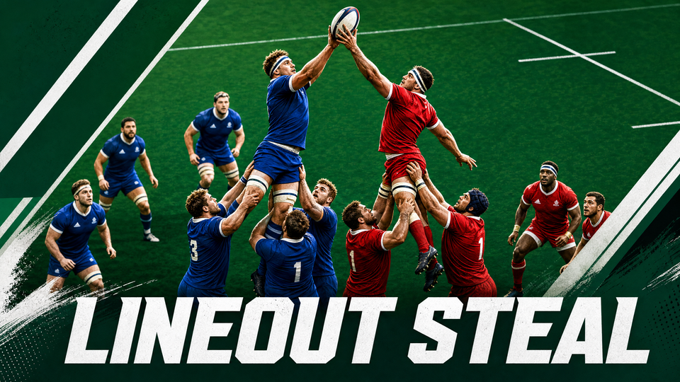 The 'Mirror & Spring' Lineout Steal: Disrupting the Opposition Throw