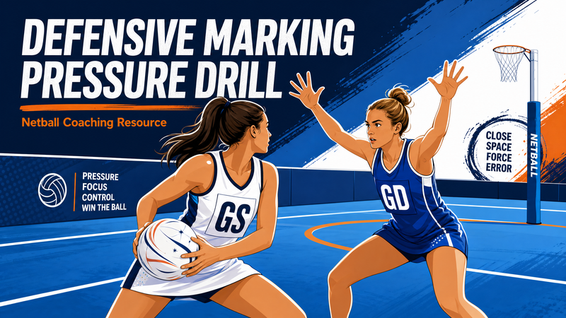 High-Intensity Defensive Shadowing & Marking Pressure Drill