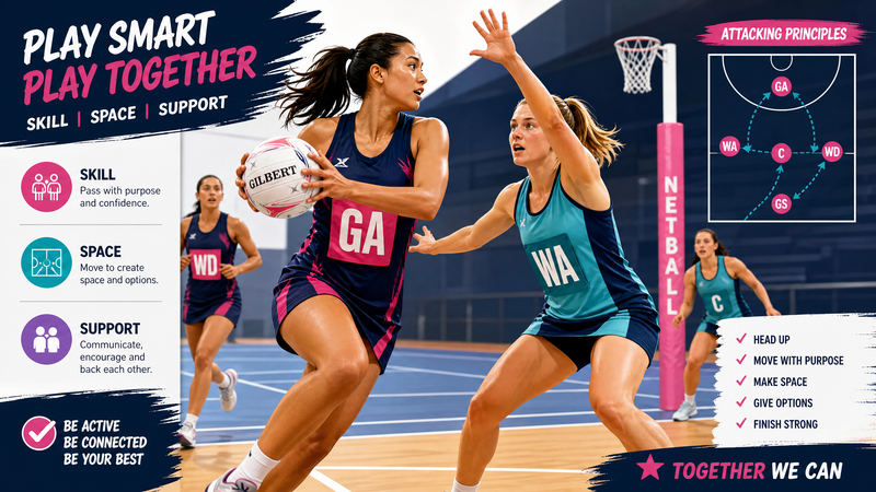 Master the Dodge and Lead: A Netball Attacking-Third Drill