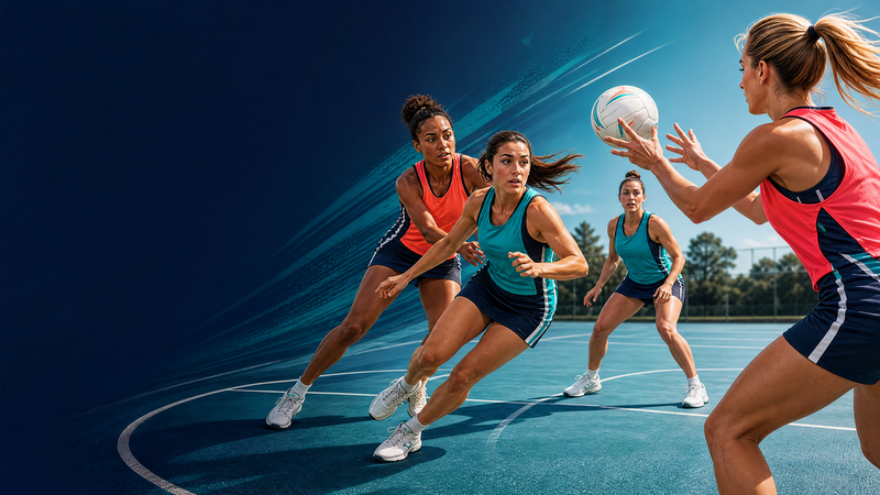 Netball Dodging & Leading Drill: Clear, Front-Cut, and Drive
