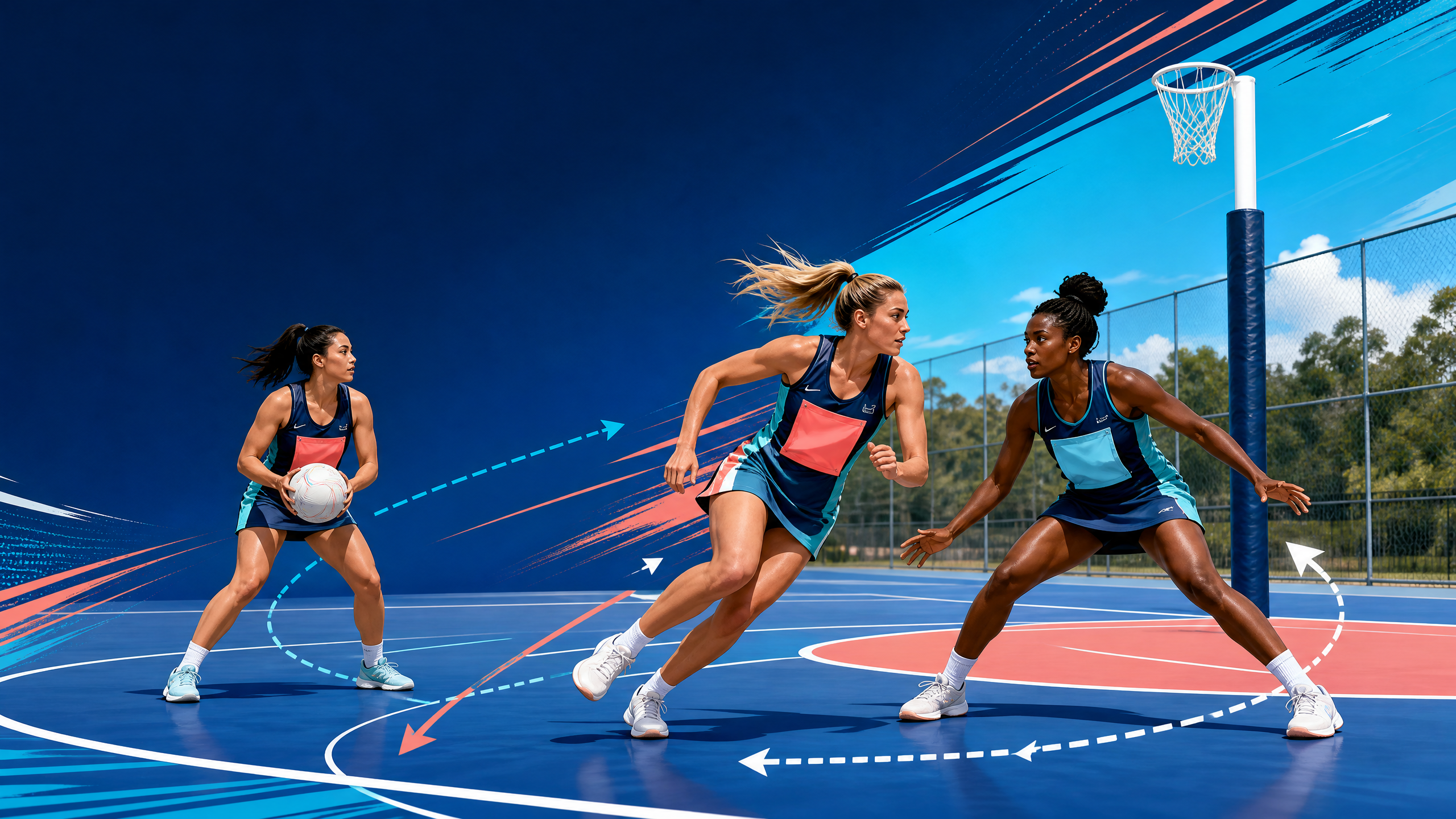 Netball Dodging and Leading: Create Separation, Then Attack Space