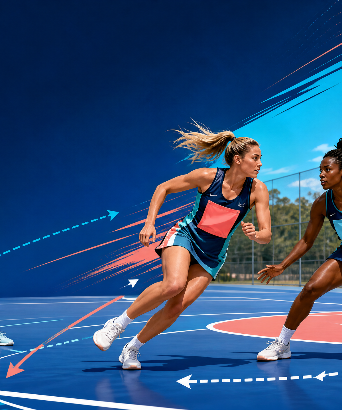Netball Dodging and Leading: Create Separation, Then Attack Space