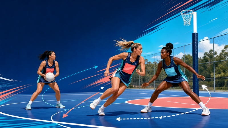 Netball Dodging and Leading: Create Separation, Then Attack Space