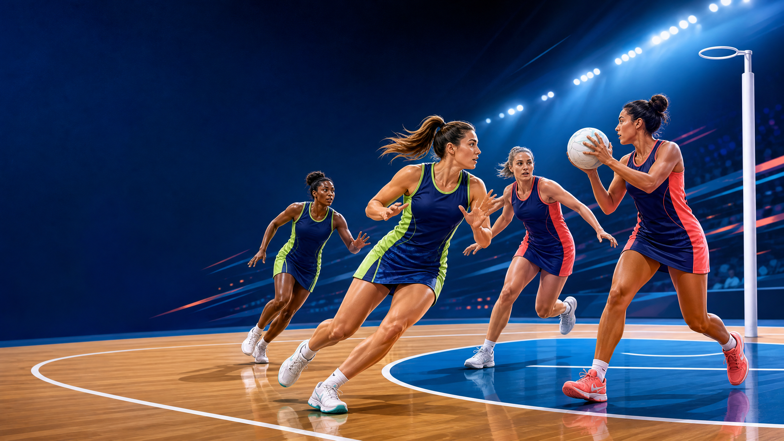 Dodge, Lead and Re-offer: A Netball Timing Drill for WA, C and GA