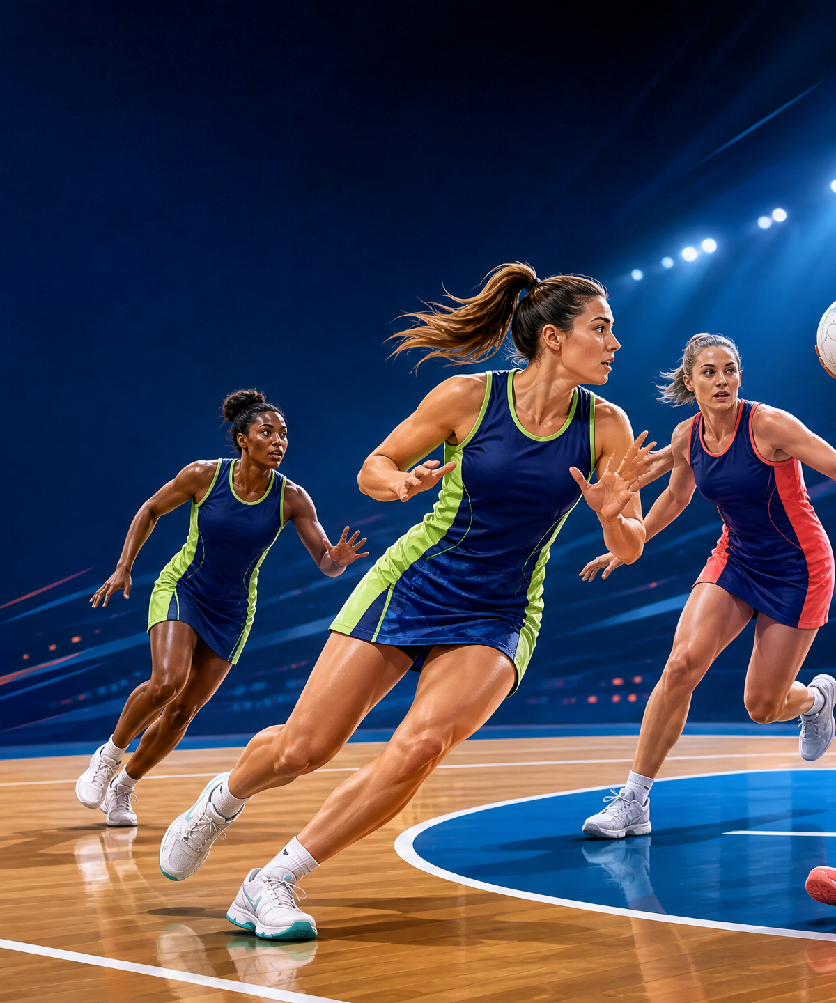 Dodge, Lead and Re-offer: A Netball Timing Drill for WA, C and GA