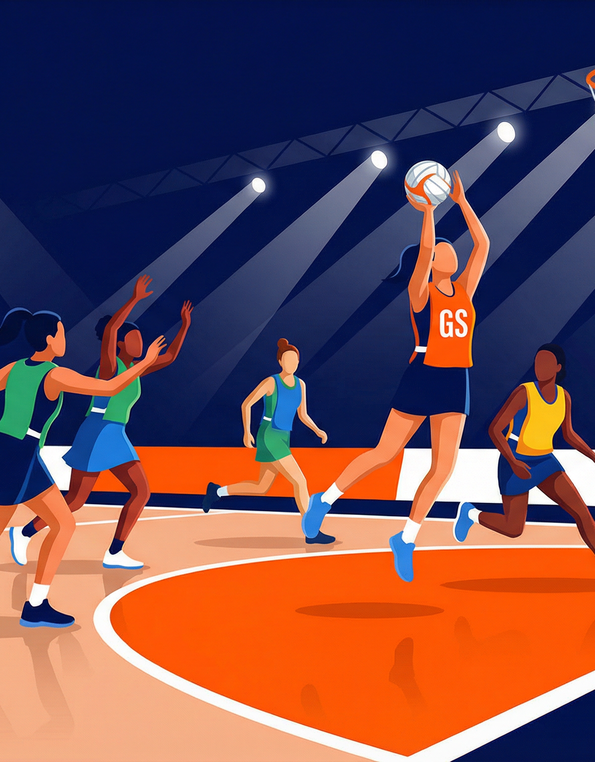 Double-Screen Shooting Circle Play: Unlocking the Post with Coordinated Screens